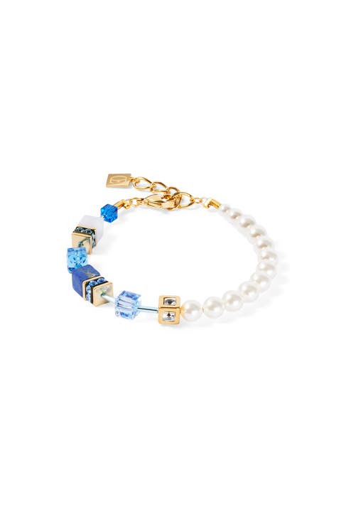 Geocube Precious Fusion Pearls Bracelet