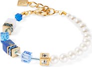 COEUR DE LION Geocube Precious Fusion Pearls Bracelet
