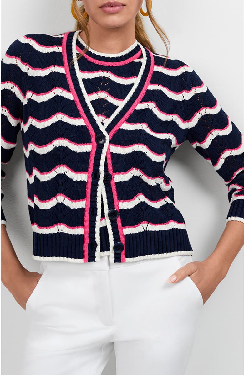 Trina Turk Alessia Cardigan, Main, color, Ink Multi