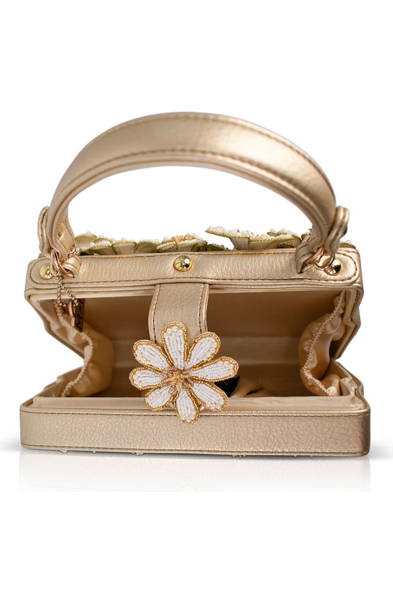 Mary Frances Accessories Basket of Sunshine Top Handle Handbag, Alternate, color, Gold