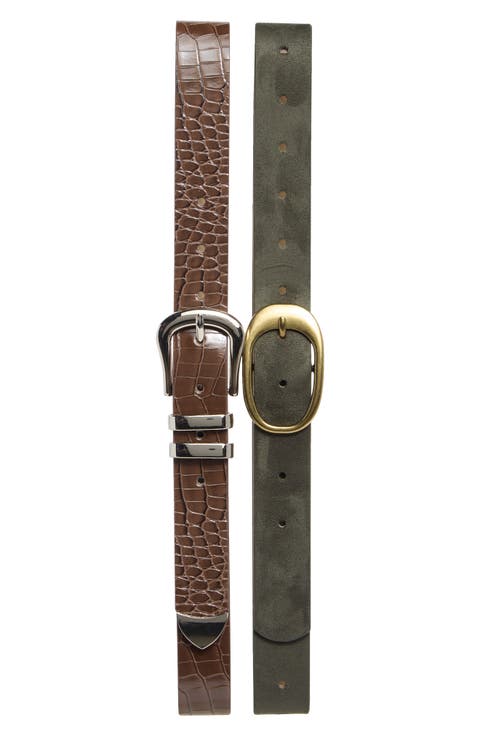 Set of 2 Assorted Belts