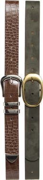 Steve Madden Set of 2 Assorted Belts