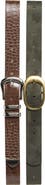 Steve Madden Set of 2 Assorted Belts