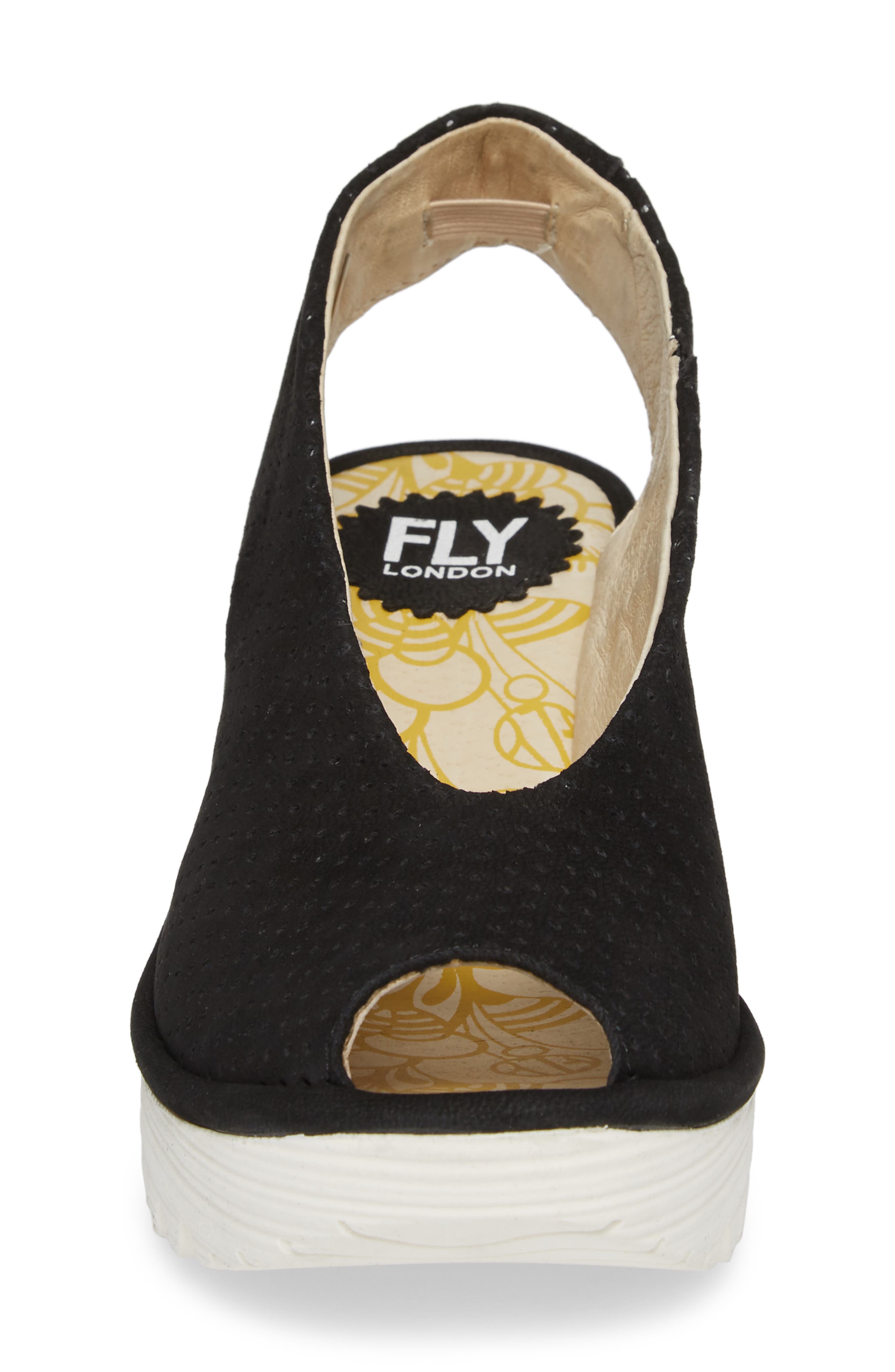 Fly London Yazu Wedge Sandal, Alternate, color, 