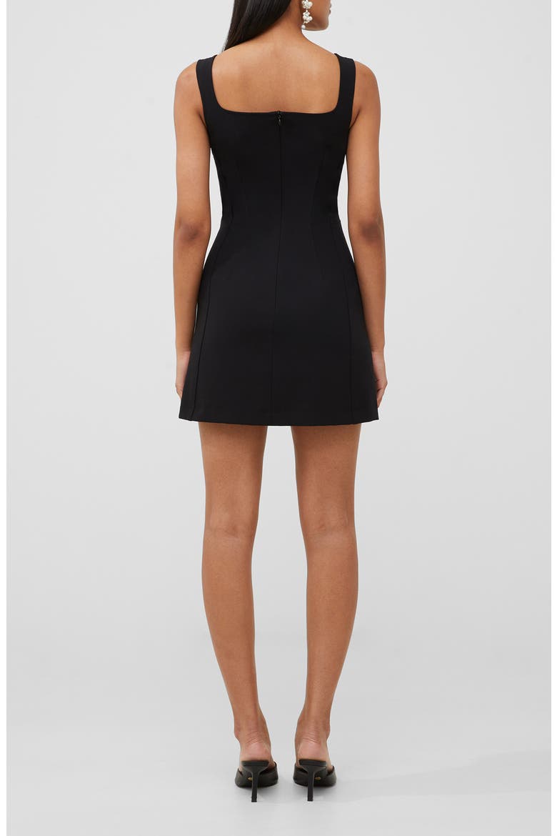 Ruth Whisper A-Line Minidress, Alternate, color, BLACKOUT