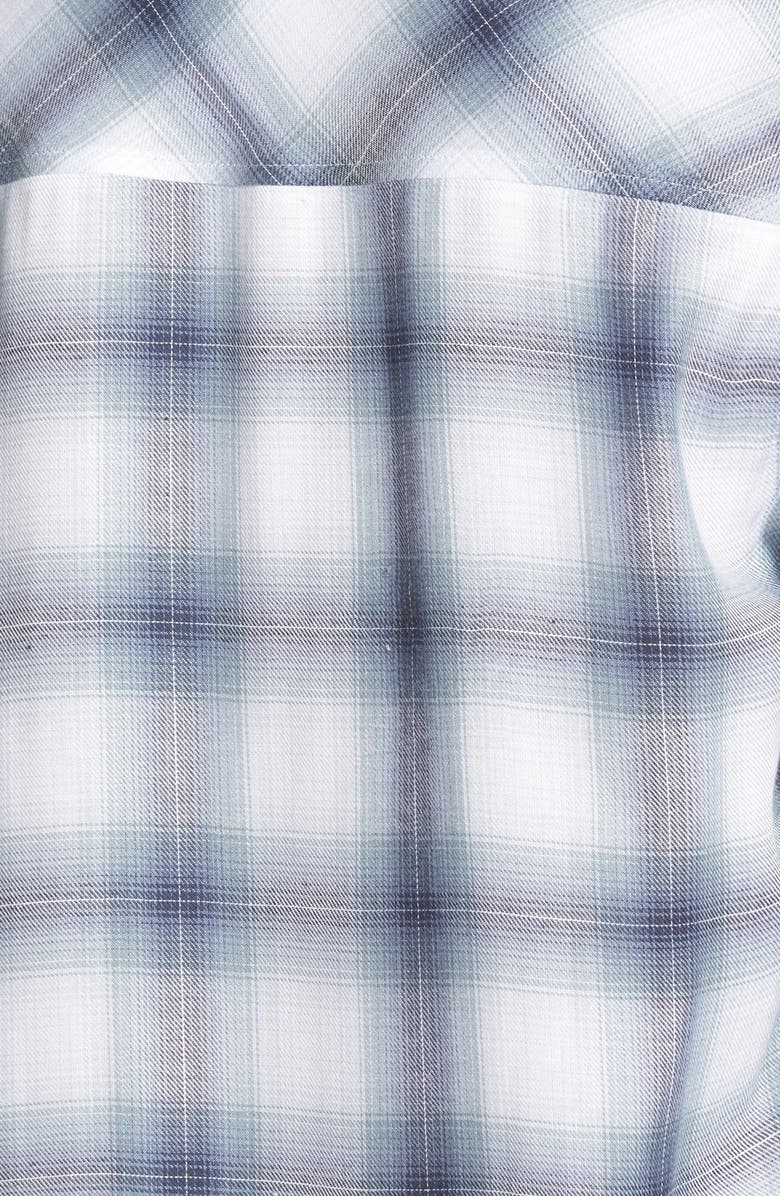 PAIGE Denim 'Trudy' Button Front Plaid Shirt, Alternate, color,