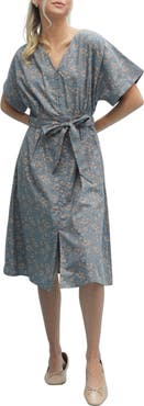WISHLIST Floral Cotton Midi Dress