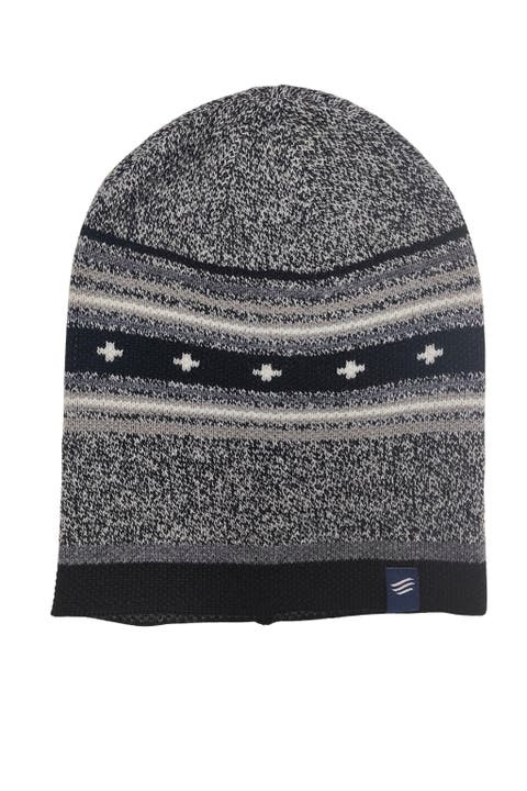 The Merino Wool Slouchy Modern Fair Isle Beanie