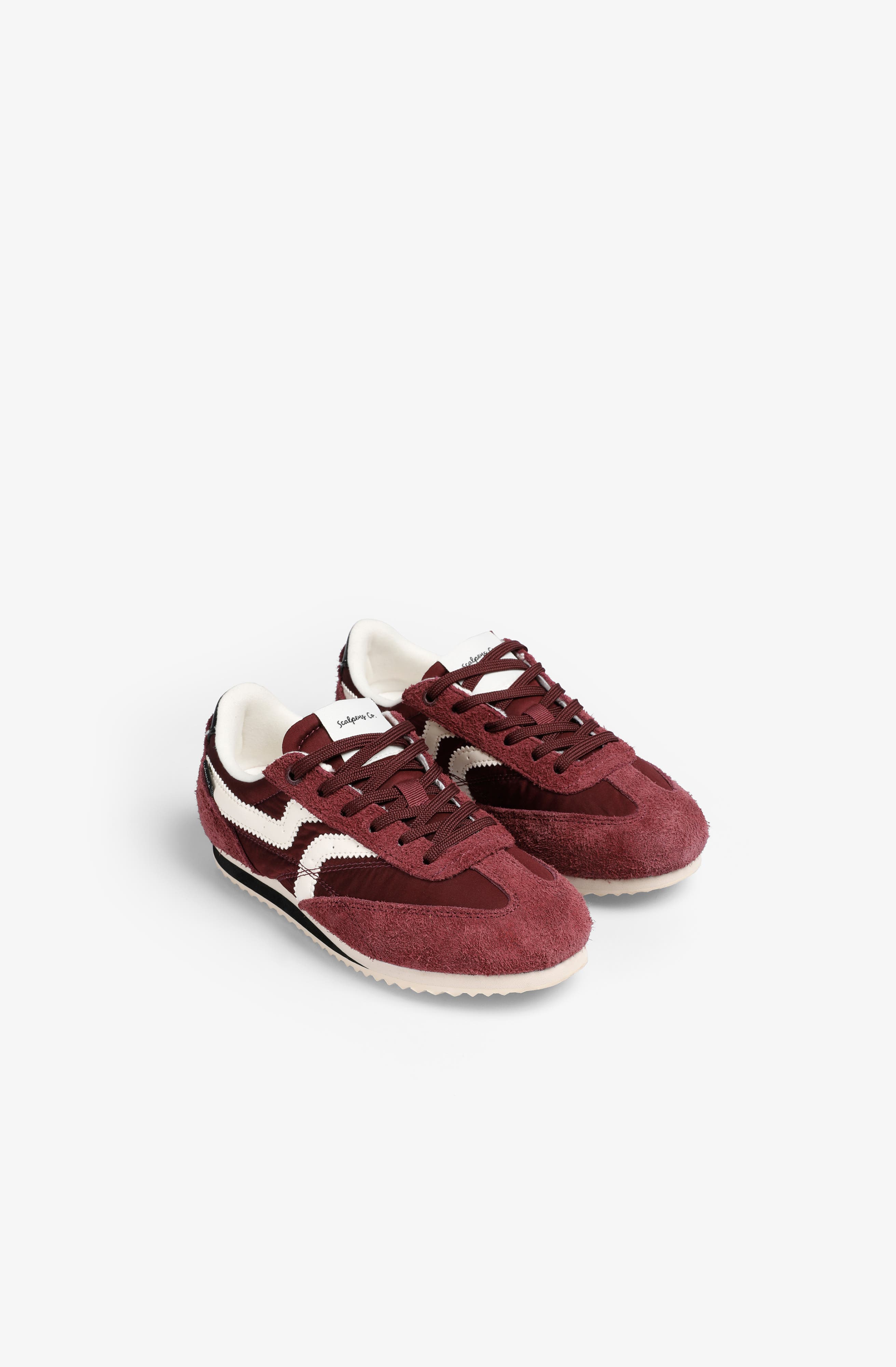 Scalpers Nats Sneakers Girls, Alternate, color, Burgundy