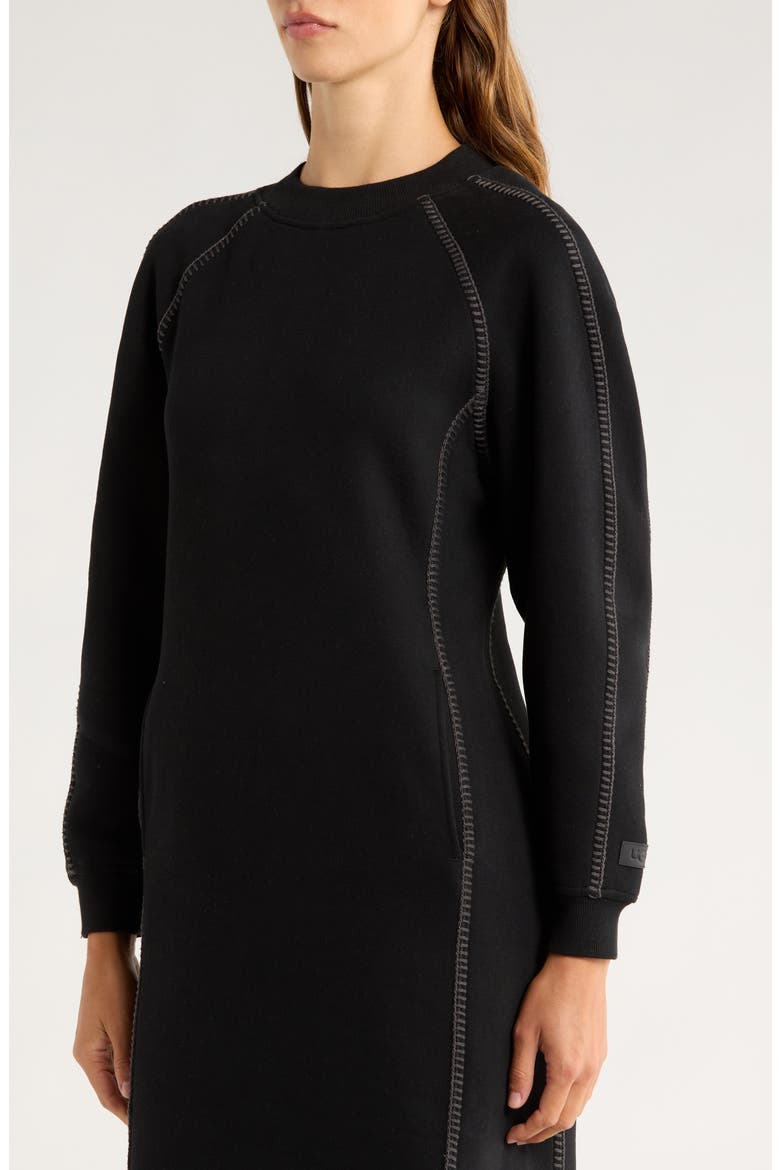 Classic Long Sleeve Nightgown, Alternate, color, BLACK