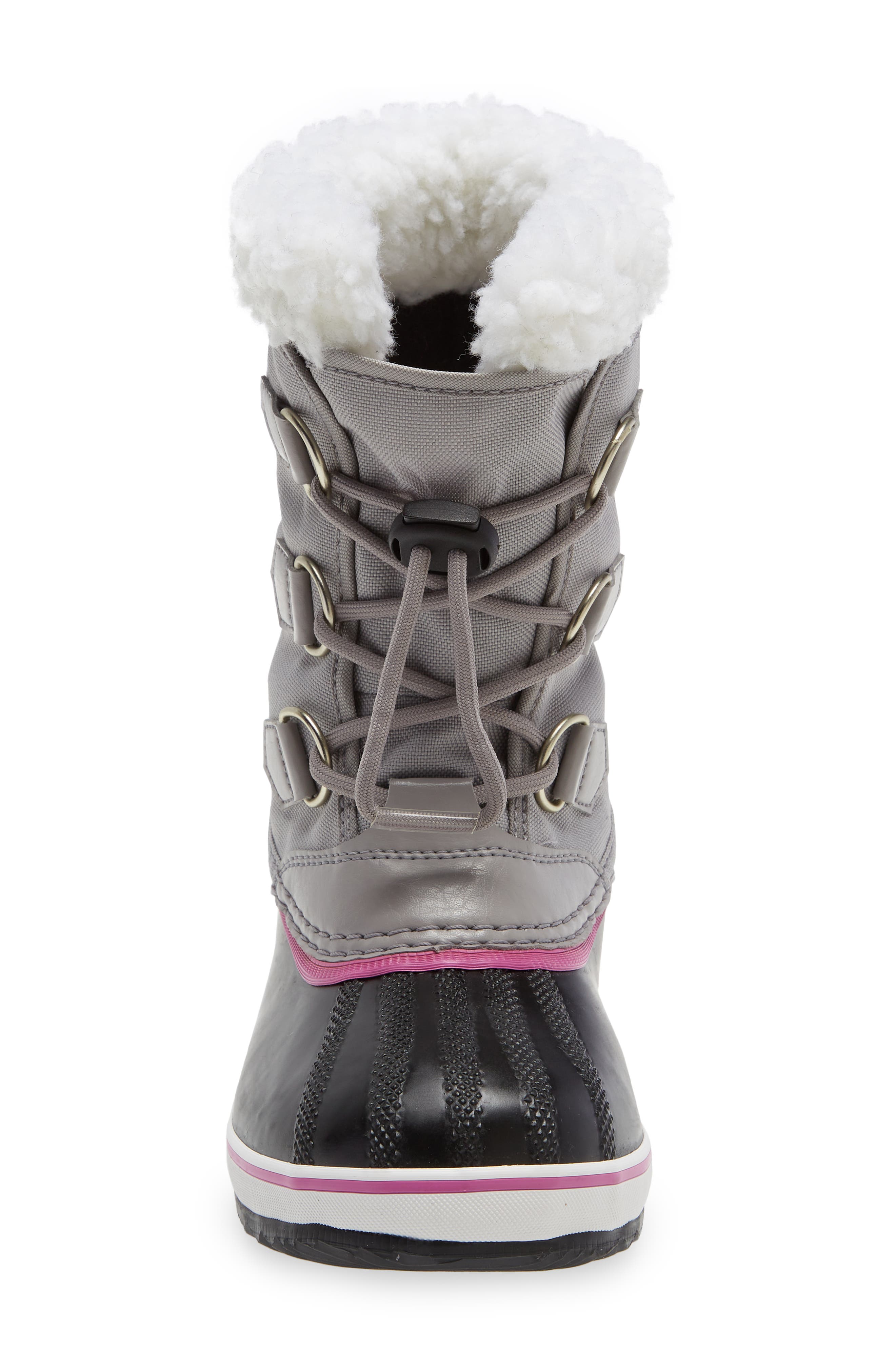 Kids' Yoot Pac Waterproof Snow Boot, Alternate, color, CHROME GREY/ BLACK