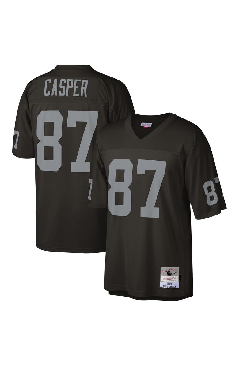 Mitchell & Ness Men's Mitchell & Ness Dave Casper Black Las Vegas Raiders Legacy Replica Jersey, Main, color, Black