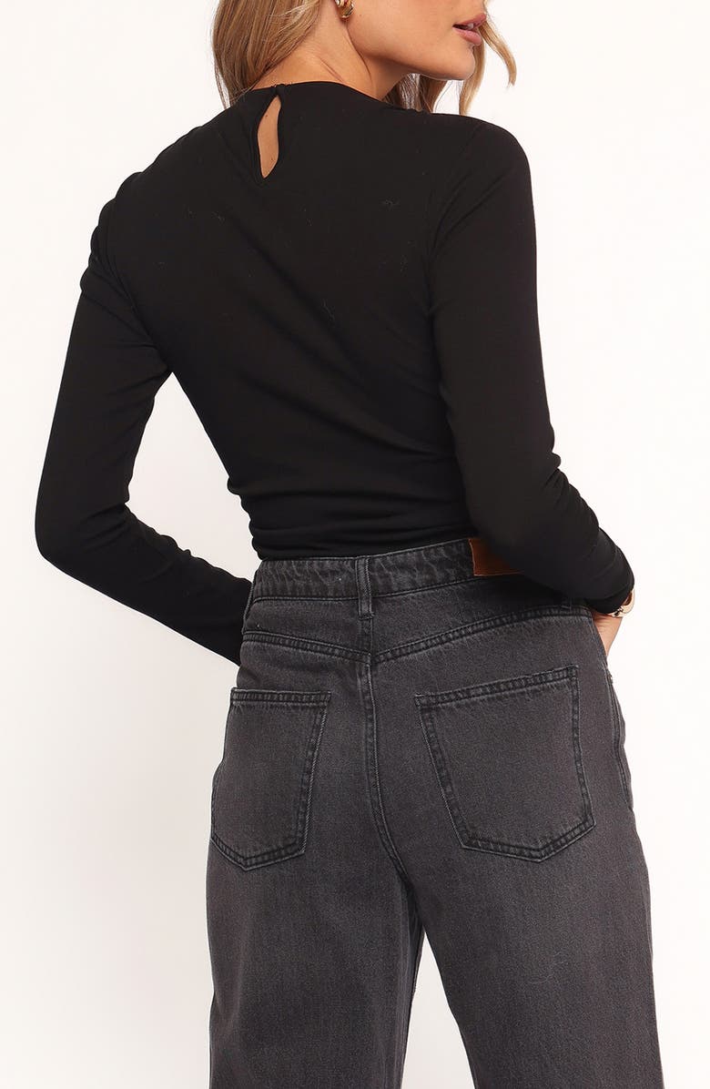 Petal & Pup Nissa Long Sleeve Top, Alternate, color, Black