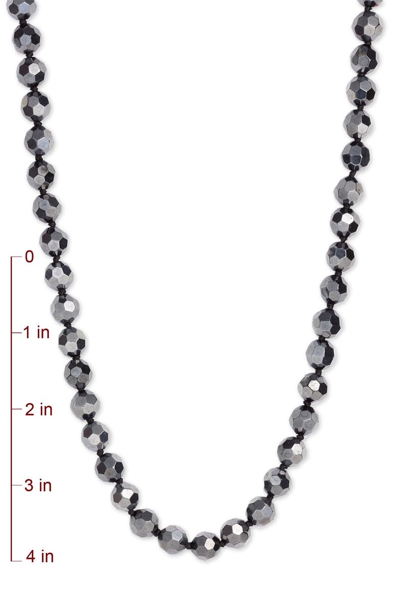 Nordstrom Metallic Bead Extra Long Necklace, Alternate, color,