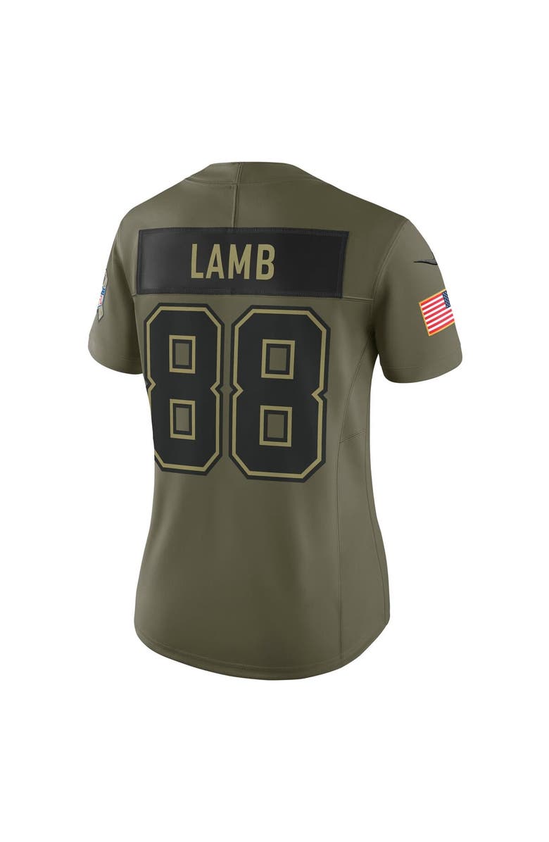 Nike Women's Nike CeeDee Lamb Olive Dallas Cowboys 2025 Salute to Service Limited Jersey, Alternate, color, Olive