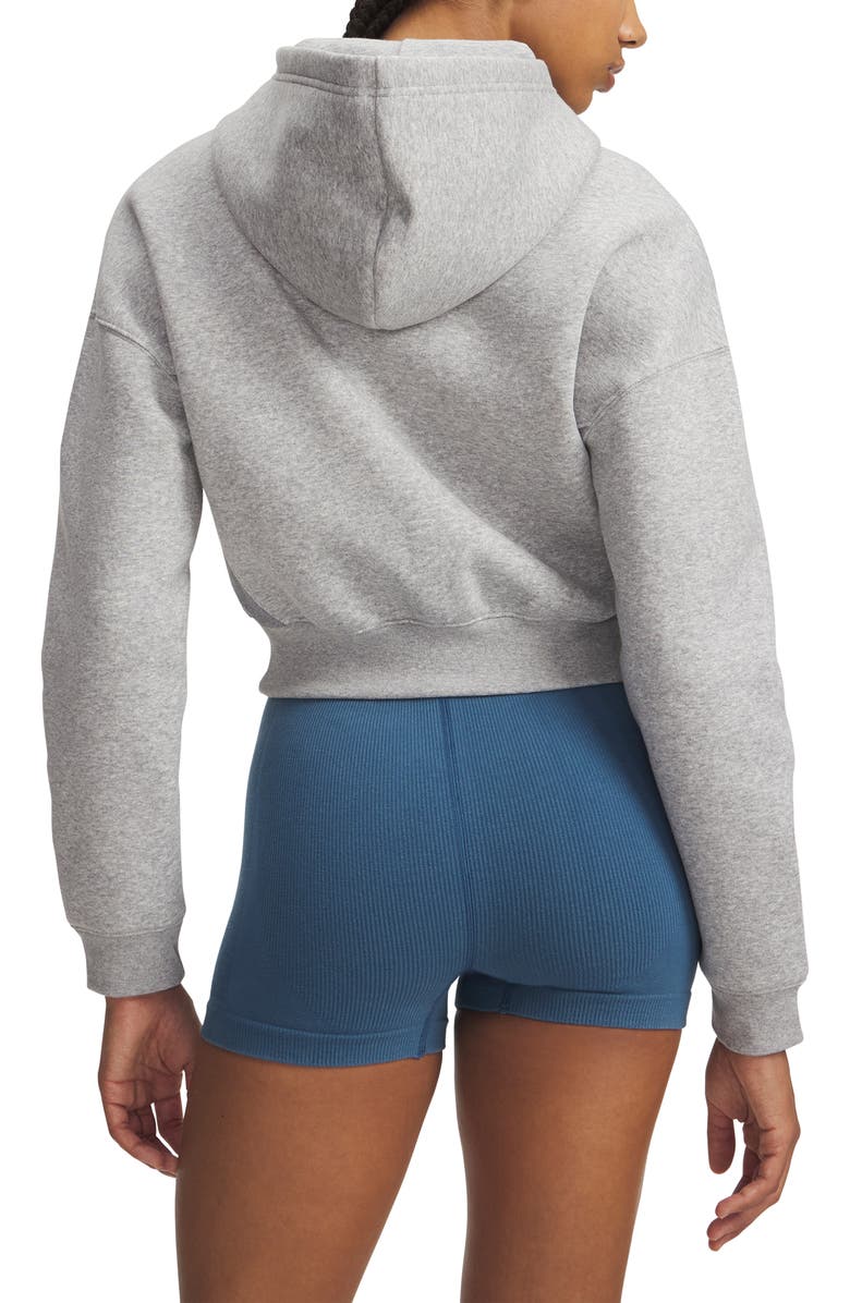 Under Armour Icon Fleece Crop Hoodie, Alternate, color, 