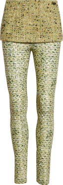 DIESEL® P-Hour Bouclé Skirt with Trompe l'Oeil Leggings