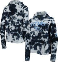New Era Women's New Era Navy Tennessee Titans Cloud Dye Fleece Pullover Hoodie