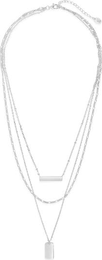 PRY シュウト　Layered Bar Necklace [slv925] Layered Bar Necklace [slv925] – PRY