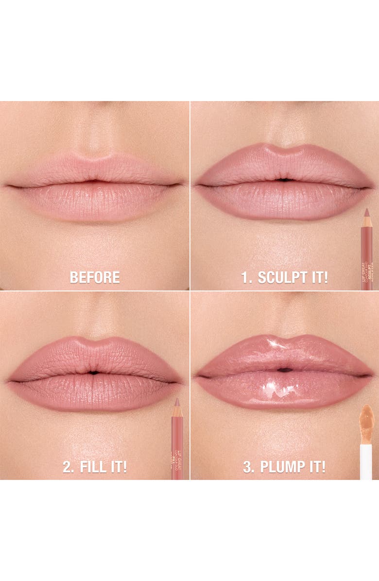 Charlotte Tilbury Lip Cheat Contour Duo Lip Liner, Alternate, color, Fair