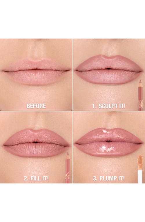 Charlotte Tilbury Lip Cheat Contour Duo Lip Liner In Nude