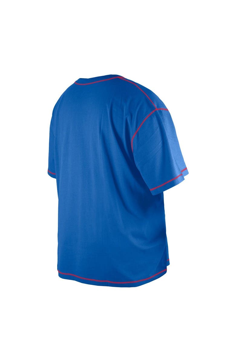 New Era Men's New Era Royal Buffalo Bills Third Down Big & Tall Puff Print T-Shirt, Alternate, color, 
