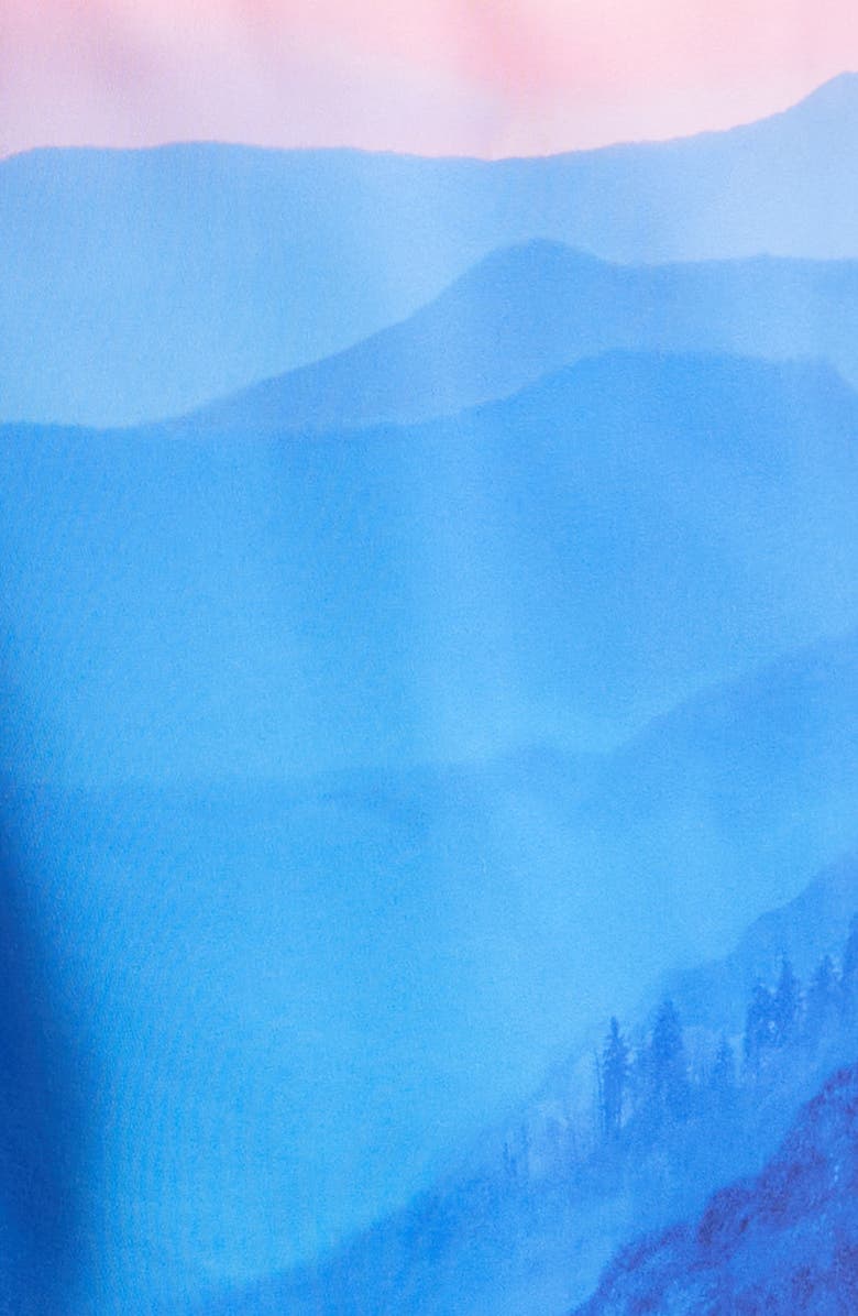 Polo Ralph Lauren Traveler Sunset Print Swim Trunks, Alternate, color, 