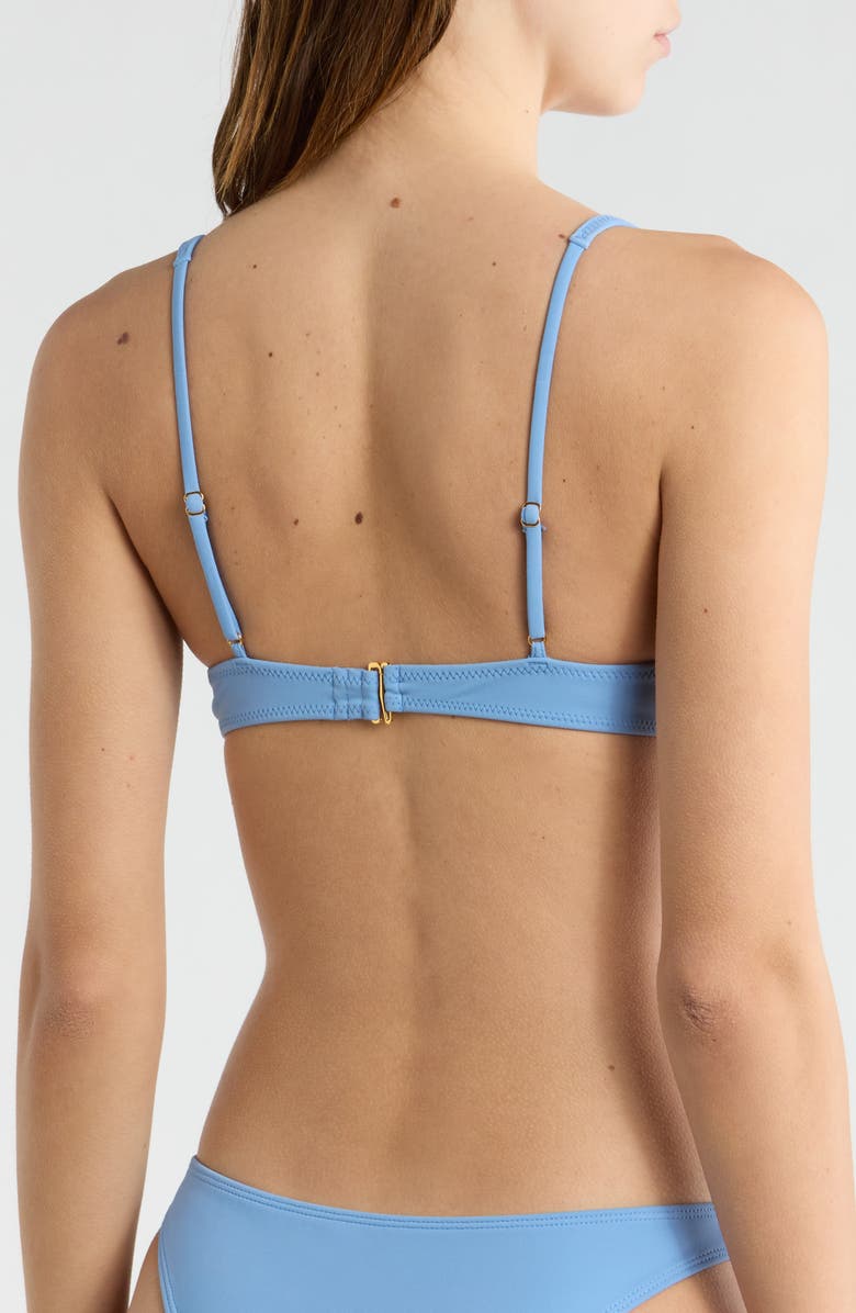 PacSun Carmen Bralette BIkini Top, Alternate, color, Blue