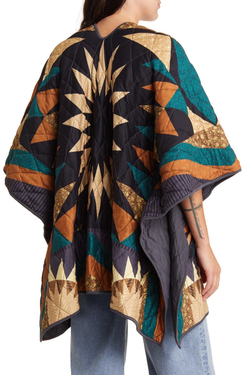Treasure & Bond Quilted Ruana, Alternate, color,