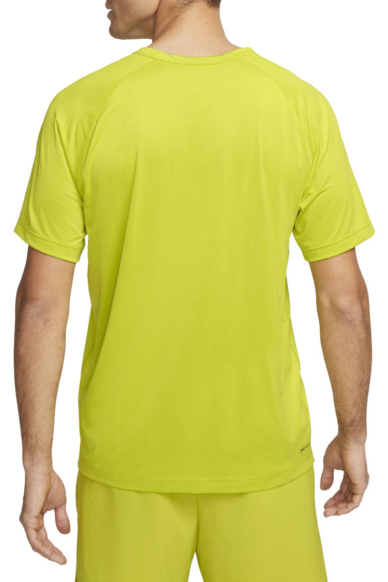 Dri-FIT Ready Training T-Shirt, Alternate, color, BRIGHT CACTUS/ BLACK