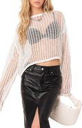 EDIKTED Aylin Open Stitch Sweater
