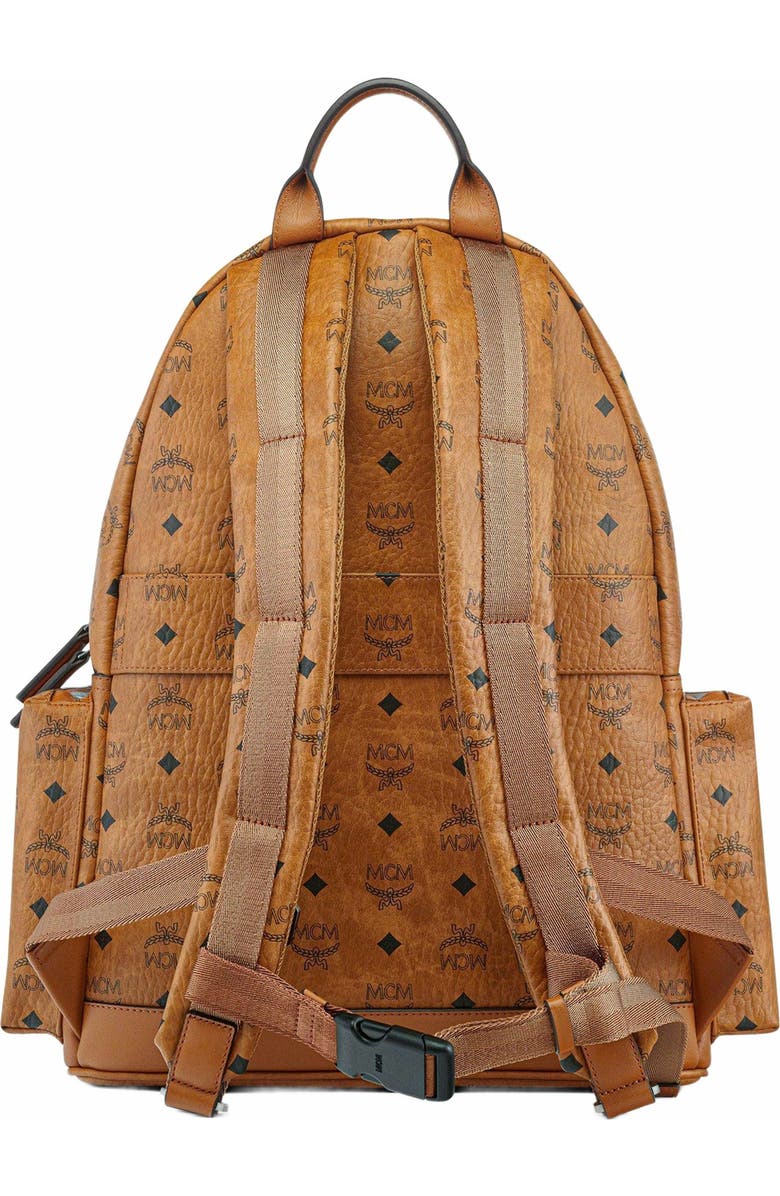 MCM Stark Backpack in Visetos, Alternate, color,