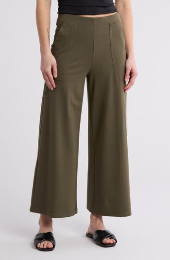Nordstrom Rack Nordstrom Wide Leg Cropped Pants NWT Womens Size 14