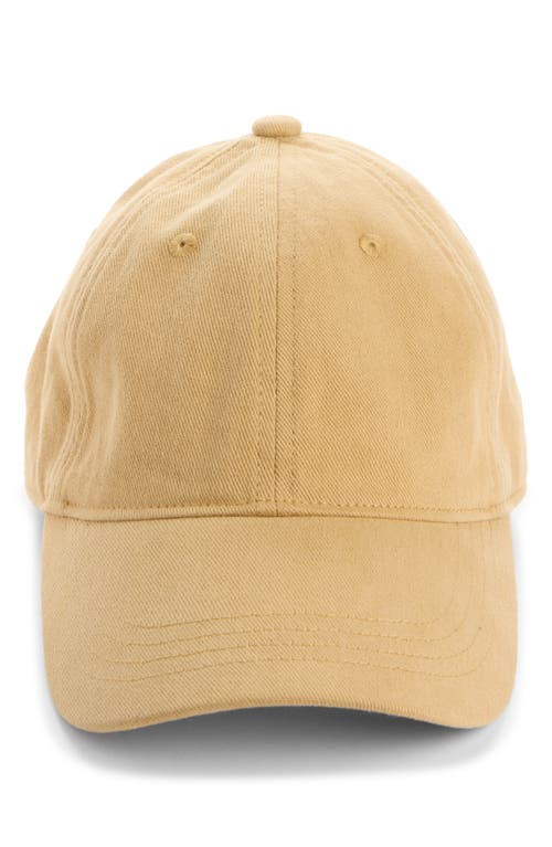 Acne Studios Carliy Embroidered Back Logo Adjustable Baseball Cap In Brown