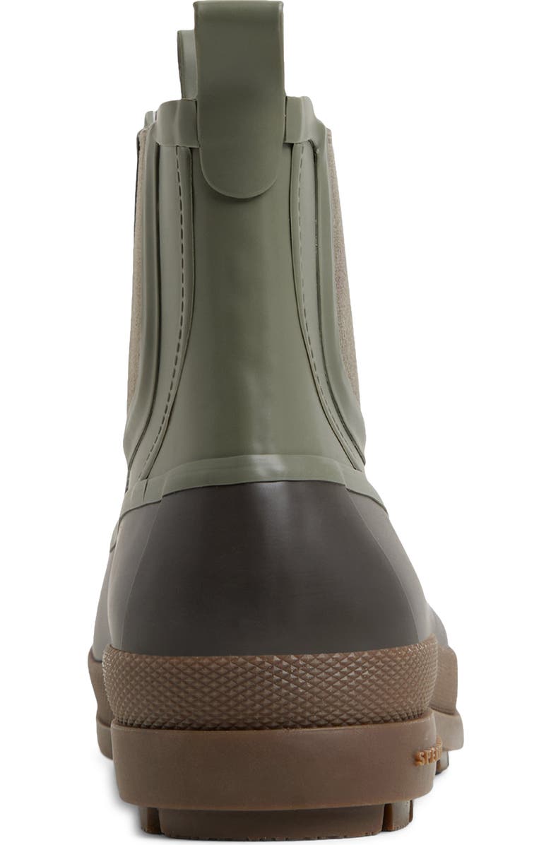 Sperry Clifton Chelsea Waterproof Duck Boot, Alternate, color, Olive