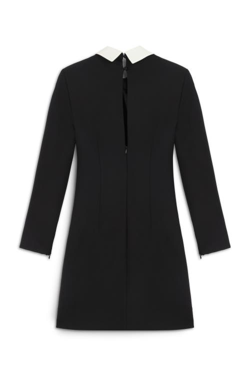 Shop Nocturne Tie Collar Mini Dress