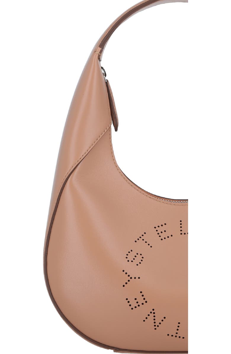 Stella McCartney Logo Vegan Leather Shoulder Bag, Alternate, color,