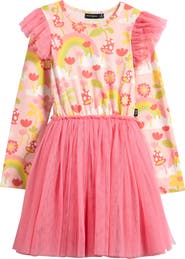 Rock Your Kid Kids' Circus Long Sleeve Frill Dress