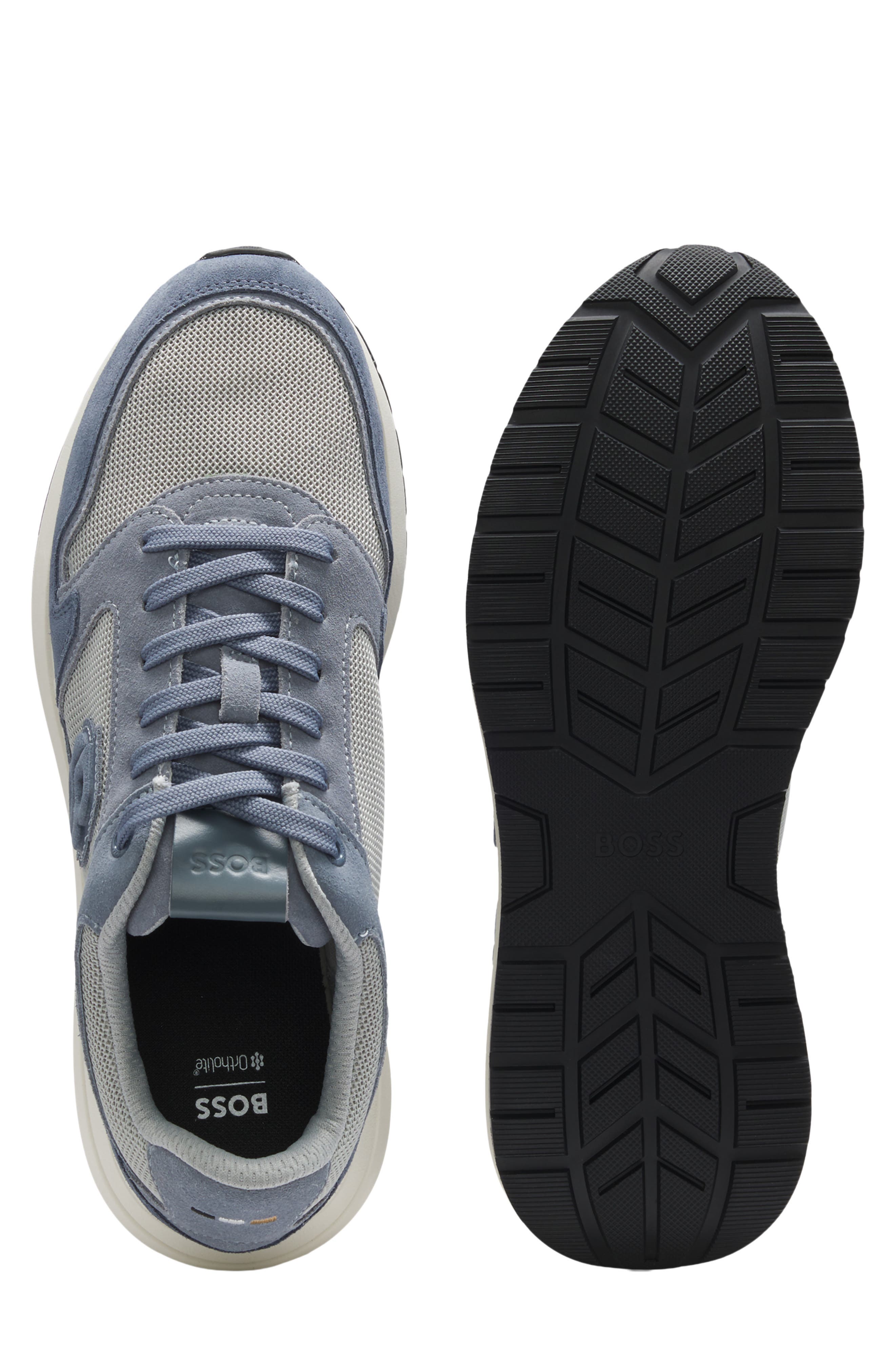 BOSS Vinston Runn Sneaker, Alternate, color, Blue