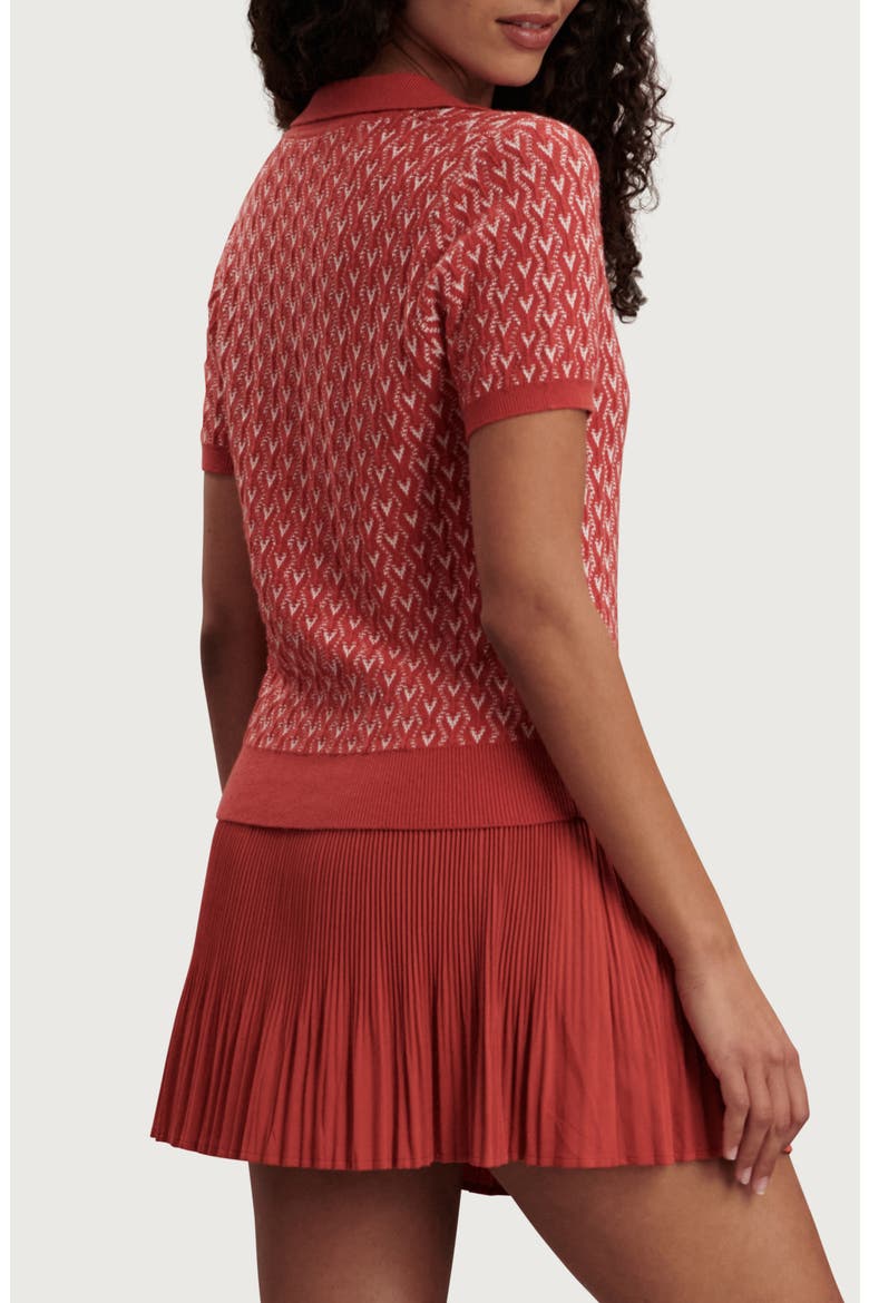 Ezrella Polo Sweater, Alternate, color, BAKED APPLE