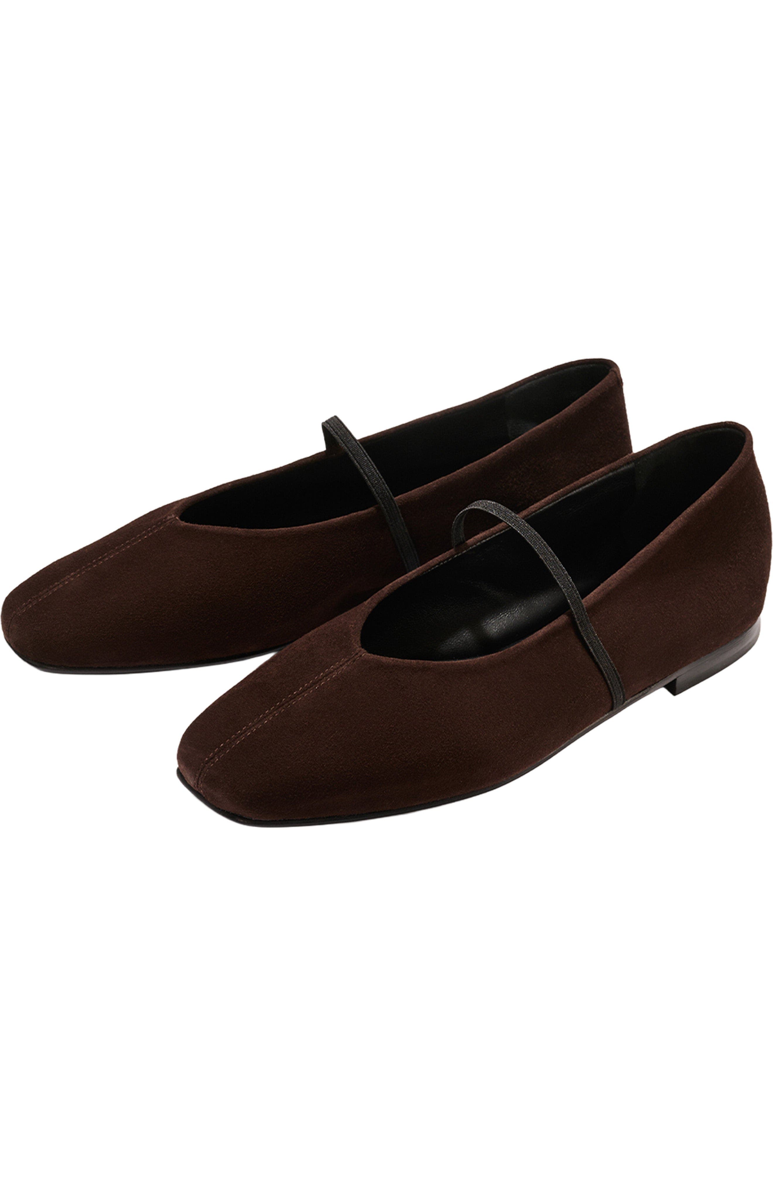 The Phoebe Flats, Alternate, color, Espresso Suede