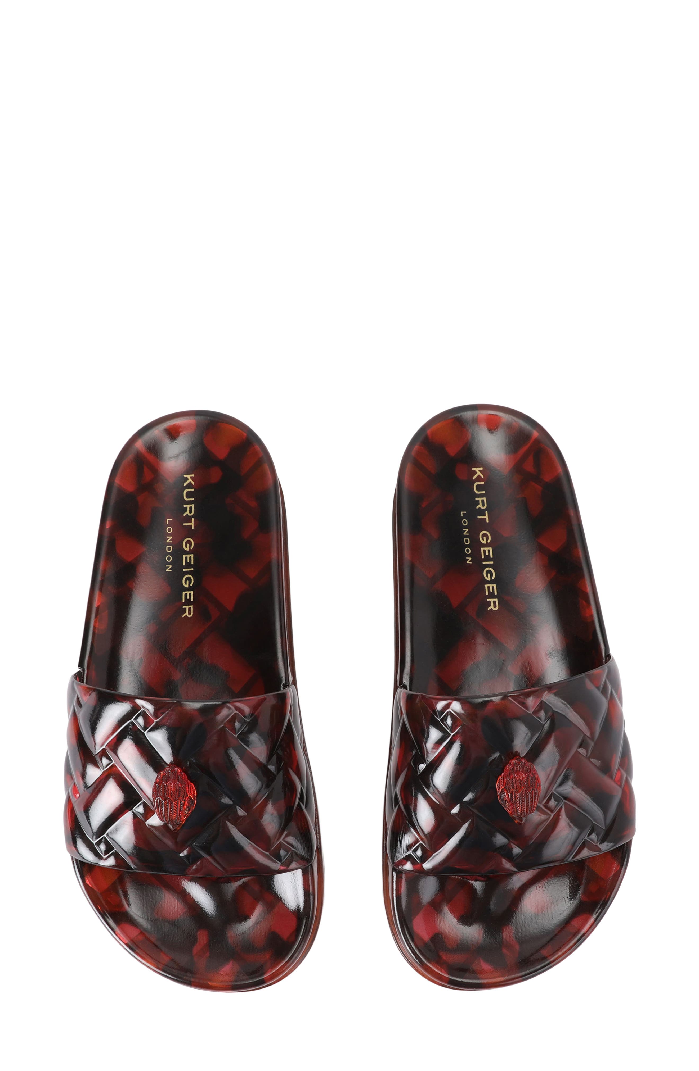 Meena Jelly Slide Sandal, Alternate, color, OPEN BROWN