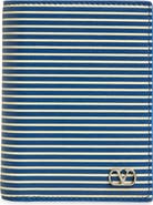 Valentino VLOGO Signature Stripe Leather Bifold Wallet
