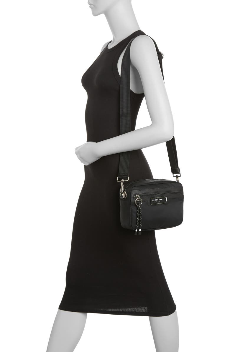 Longchamp Le Pliage Energy Green District Recycled Canvas Camera Bag, Alternate, color,