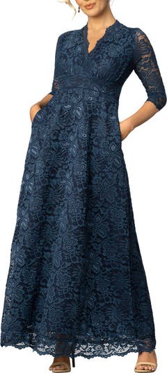 Maria Lace Evening Gown