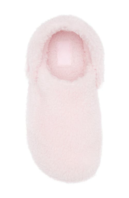 Crocs Classic Cozzzy Faux Fur Slipper Clog In Pink