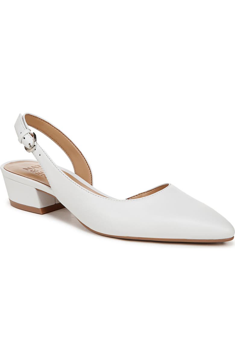 Naturalizer True Colors Banks Slingback Pump, Main, color, White