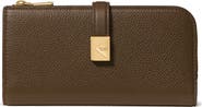 Kate Spade New York deco pebbled leather zip wallet