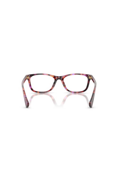 Ralph 53mm Rectangle Optical Glasses In Brown
