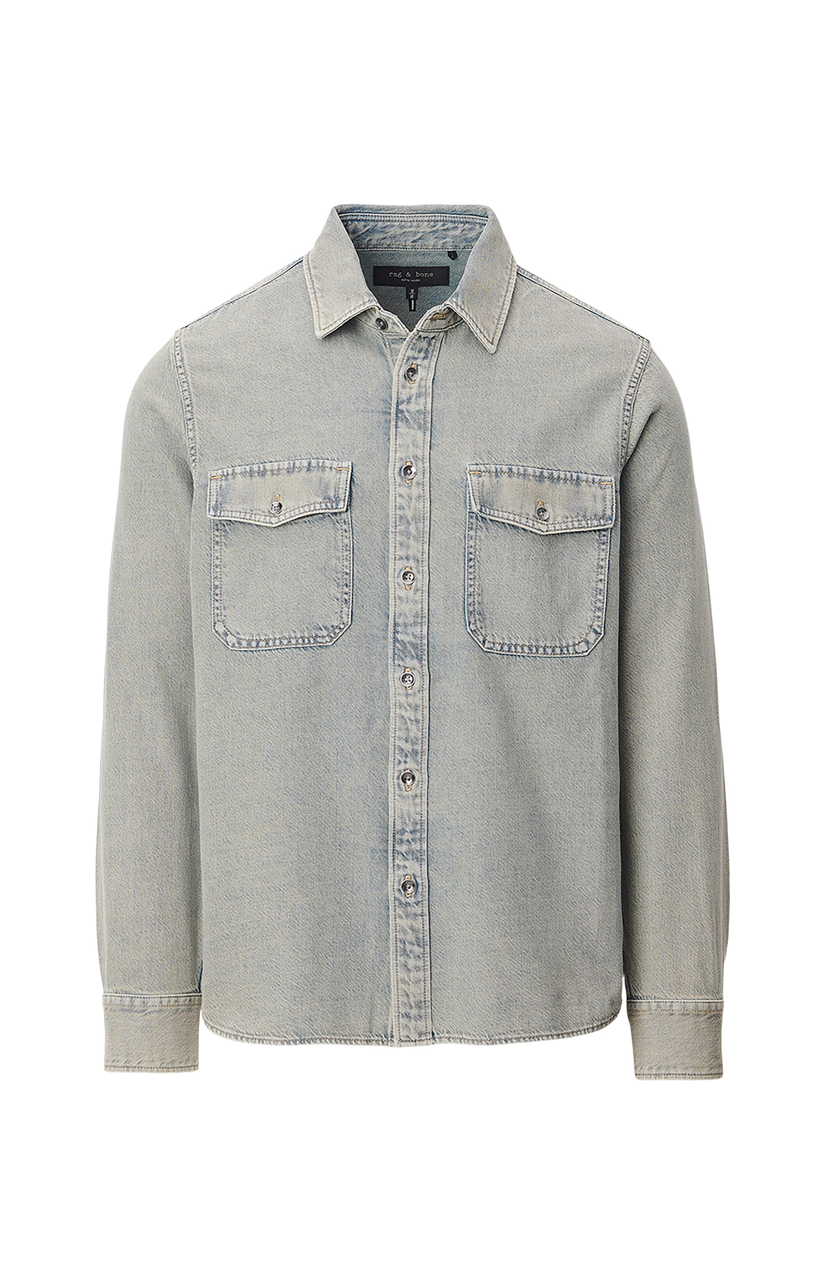Мужские rag & bone Infuse Denim CPO Overshirt — фото 4